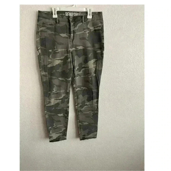 Rewash Printed Joey Classic Rise Skinny 9 - Picture 2 of 12